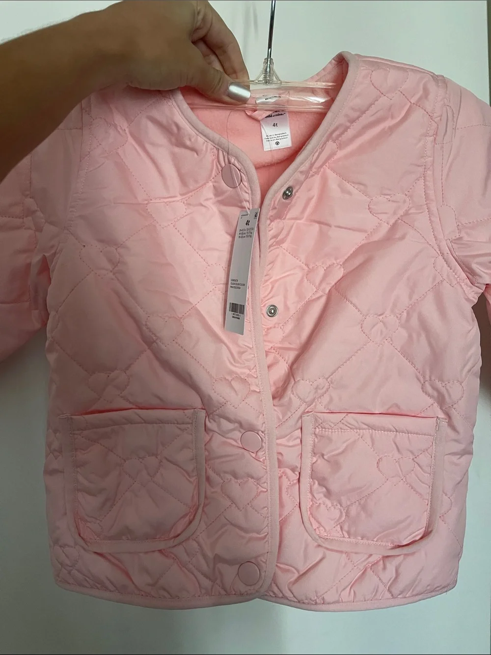Carter's Pink Quilted Girls Jacket
